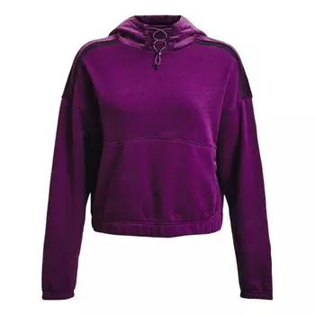 Толстовка journey fleece hoodie 'purple' Under Armour, фиолетовый