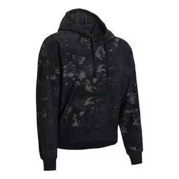 Толстовка journey terry hoodie 'black grey' Under Armour, черный