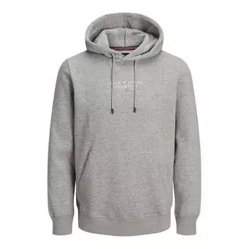 Толстовка jpr bluarchie с капюшоном серая Jack & Jones, серый
