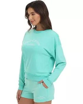 Толстовка Juicy Couture Embroidered Pullover Sweatshirt, цвет Bermuda Sky