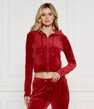 Толстовка Juicy Couture MADISON Cropped Fit, красный