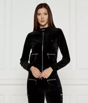 Толстовка Juicy Couture RIVER MOTO Slim Fit, черный