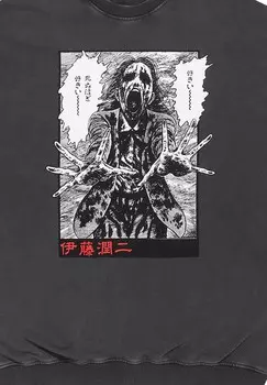 Толстовка JUNJI-ITO GHOUL Henry Tiger, антрацит