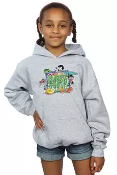 Толстовка «Юные Титаны — сладкоежки» DC Comics, серый