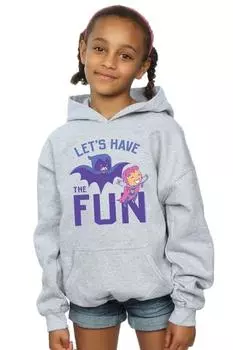 Толстовка «Юные титаны, вперед, повеселимся» DC Comics, серый