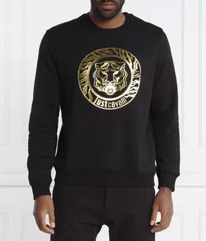 Толстовка Just Cavalli Regular Fit, черный