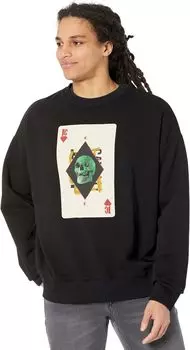 Толстовка Just Cavalli Sweatshirt with Skull Card, черный