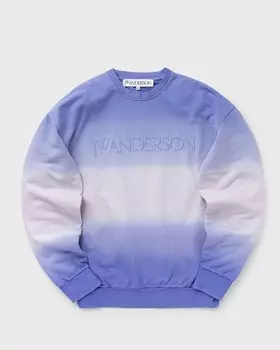 Толстовка Jw Anderson Logo Embroidery Gradient Sweatshirt, цвет lavender
