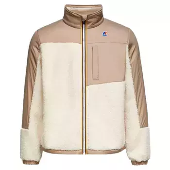 Толстовка K-way Le Vrai 3.0 Nersev Orsetto full zip, бежевый