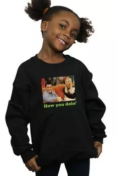 Толстовка «Как дела» Friends, черный