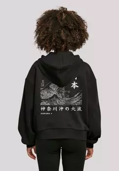 Толстовка KANAGAWA WELLE - Hoodie F4NT4STIC, черный