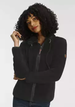 Толстовка KangaROOS из пушистого флиса Тедди, черный