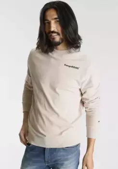 Толстовка KangaROOS с надписью-логотипом, бежевый