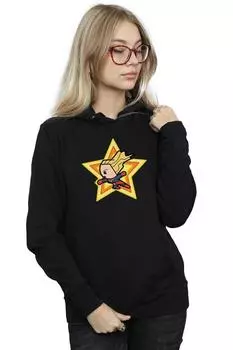 Толстовка «Капитан» в стиле кавай Marvel, черный