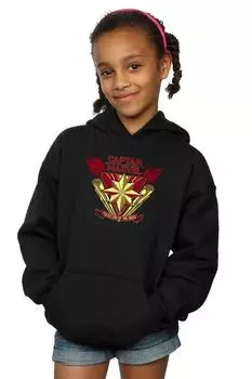 Толстовка «Капитан Защитник Небес» Marvel, черный