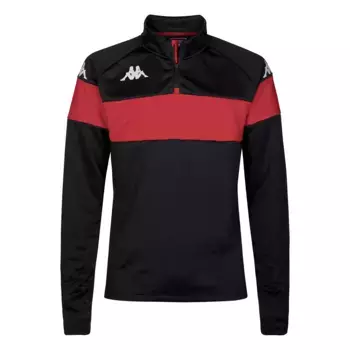 Толстовка Kappa Dovare, черный/красный