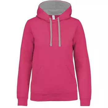 Толстовка Kariban Hooded Contraste, розовый