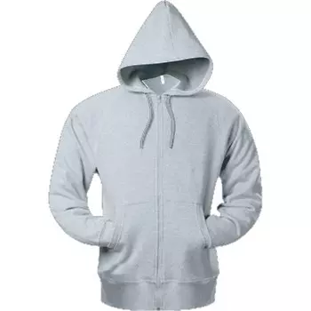 Толстовка Kariban Hooded Kangaroo Pockets, серый