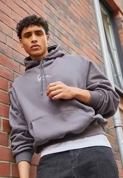 Толстовка Karl Kani SMALL SIGNATURE HEAVY HOODIE, цвет Anthracite