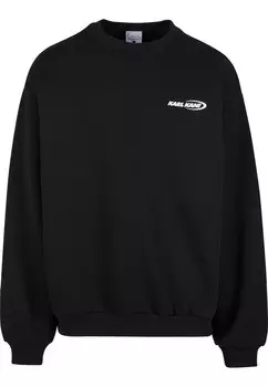 Толстовка Karl Kani Woven Signature Resist Love Crew, черный