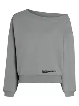 Толстовка KARL LAGERFELD JEANS, серый