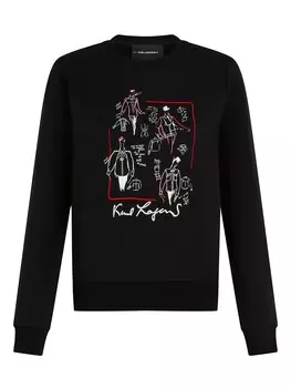 Толстовка Karl Lagerfeld Karl Series, черный