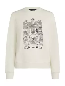 Толстовка Karl Lagerfeld KL x Jorge Parra, кремовый