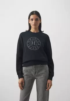 Толстовка KARL LAGERFELD ЛОГОТИП, черный