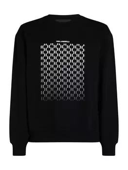 Толстовка Karl Lagerfeld Monogram Degrad, черный