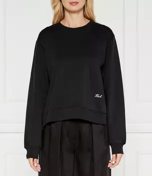 Толстовка Karl Lagerfeld Oversize fit, черный