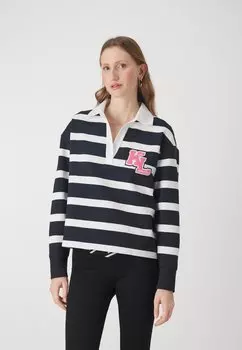 Толстовка KARL LAGERFELD OVERSIZED, цвет black/white