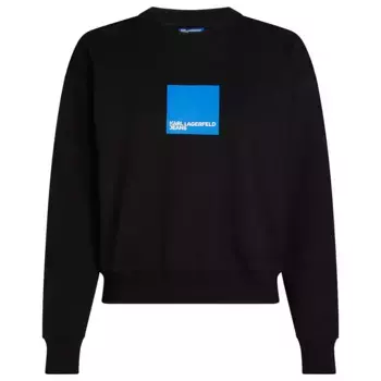 Толстовка Karl Lagerfeld Reg Box Logo, черный