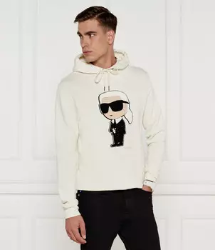 Толстовка Karl Lagerfeld Regular Fit, экрю