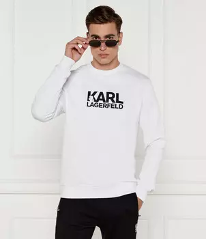 Толстовка Karl Lagerfeld Regular Fit, белый