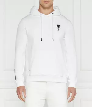 Толстовка Karl Lagerfeld Regular Fit, белый