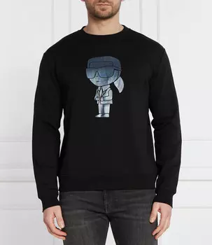 Толстовка Karl Lagerfeld Regular Fit, черный