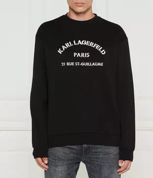 Толстовка Karl Lagerfeld Slim Fit, черный