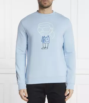 Толстовка Karl Lagerfeld SWEAT Regular Fit, синий