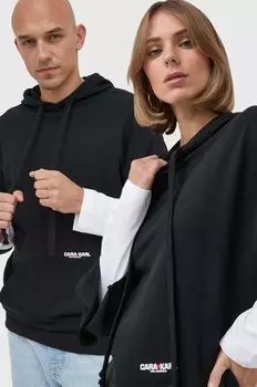 Толстовка Карла Лагерфельда Karl Lagerfeld, черный