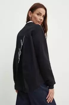 Толстовка Карла Лагерфельда Karl Lagerfeld, черный