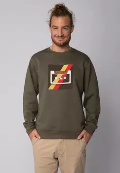 Толстовка KASSETTE watapparel, хаки
