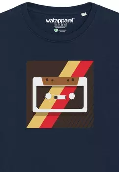 Толстовка KASSETTE watapparel, темно-синий
