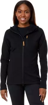 Толстовка Keb Fleece Hoodie Fjllrven, черный