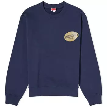Толстовка Kenzo Fruit Stickers Crew Sweat, цвет Midnight Blue