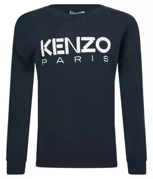 Толстовка Kenzo Kids Regular Fit, синий