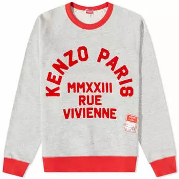 Толстовка Kenzo PARIS Rue Vivienne Slim Crew Sweat