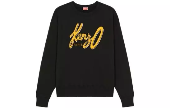 Толстовка Kenzo с логотипом, черный