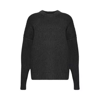 Толстовка Khaite Manuela Crewneck Jumper Storm, черный