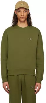 Толстовка Khaki Bold Fox Head Comfort Maison Kitsune
