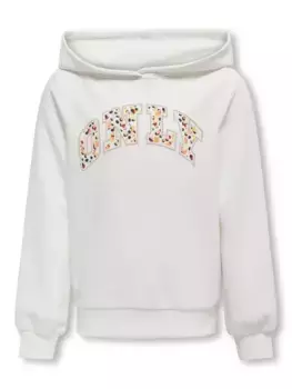 Толстовка KIDS ONLY "KOGJANA L/S LIZZY HOOD CS UB SWT", цвет Cloud Dancer